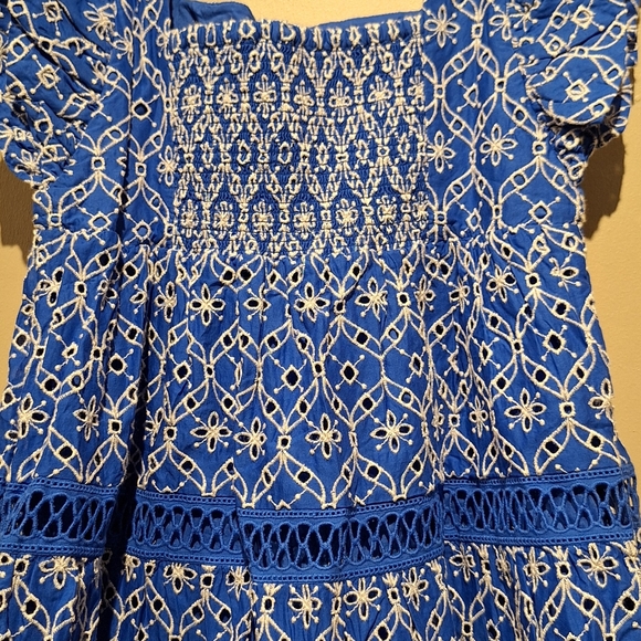 Lilly Pulitzer Morrie Ruffle Sleeve Eyelet Dress Various Sizes - Picture 3 of 5